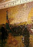 Carl Larsson skolungdomens korum pa ladugardsgarde USA oil painting artist